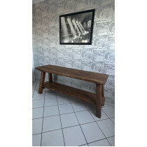 Waschtisch aus Eiche im Landhausstil in Altholzoptik 150x50x75 cm